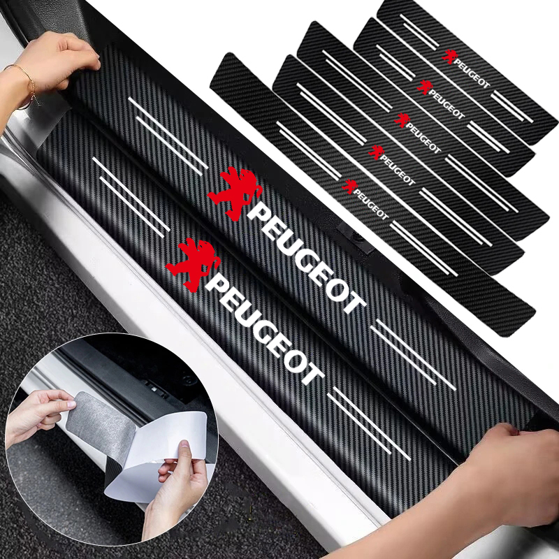 Crepe Pan Carbon - 1/4/5 шт. наклейки на порог автомобиля,